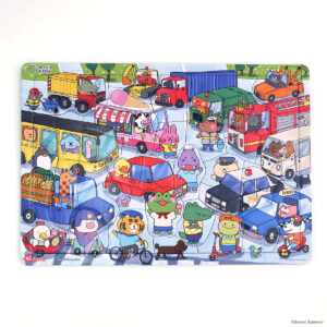 JessieFrog Jigsaw Puzzle จิ๊กซอว์แบบถาด 45 ชิ้น ลาย Cars