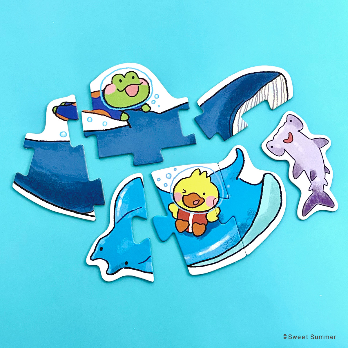 จิ๊กซอว์สำหรับเด็ก - My First Puzzle "JESSIE Ocean Friend " - Image 2