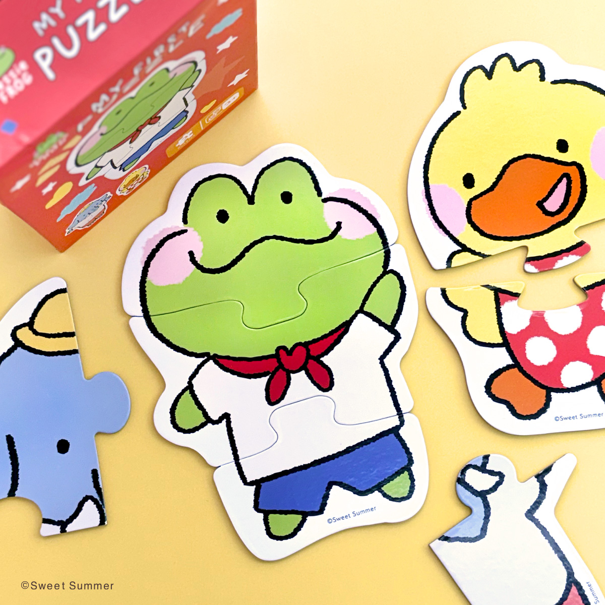 จิ๊กซอว์สำหรับเด็ก Jessie Frog Jigsaw Character : Jessie Box - Image 6
