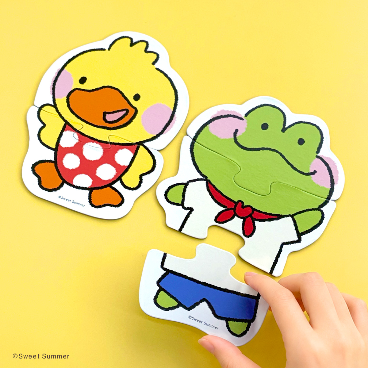 จิ๊กซอว์สำหรับเด็ก Jessie Frog Jigsaw Character : Jessie Box - Image 4