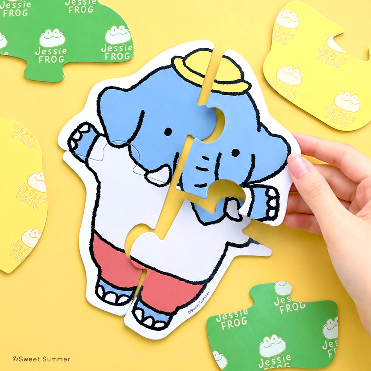 จิ๊กซอว์สำหรับเด็ก Jessie Frog Jigsaw Character : Jessie Box - Image 2